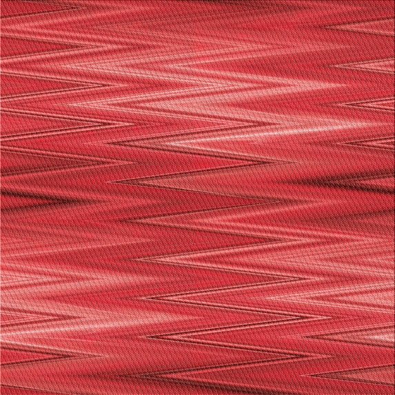 Ahgly Company Indoor Square Patterned Red Area Rugs, 7' Square