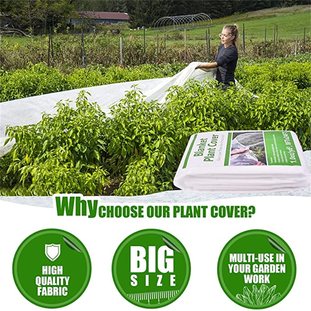 Kepooman 3x9m Tree Cover Rectangle Frost Protection Blankets, Plant Covers Freeze Protection for Plants, White Kepooman 3x9m Tree Cover Rectangle Frost Protection Blankets, Plant Covers Freeze Protection for Plants, White