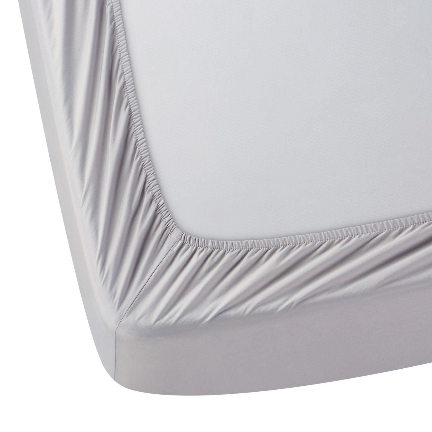 Hometrends 300 TC Brushed Percale Fitted Sheet, Size: Twin - King