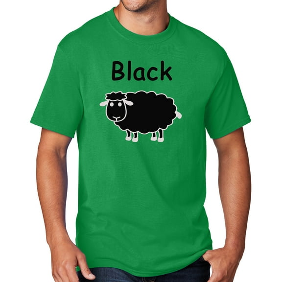 Men's Black Sheep of the Family T-shirt, 2XL Clover Green