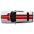 thumbnail image 3 of Factory Crafts Kit de Graphiques de Toit et de Coffre en Vinyle Compatible avec Dodge Challenger 2008-2013 - Rouge Foncé, 3 of 4