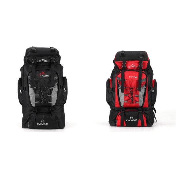 Mochila Escalada 80 Litros Senderismo Gran Capacidad Accesorios ()