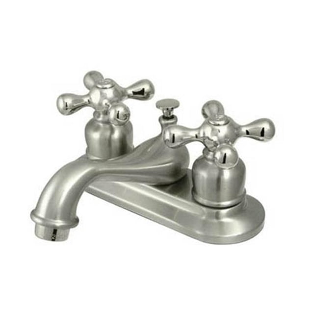 Kingston Brass KB608AX 4 Inch Center Lavatory Faucet - Satin Nickel
