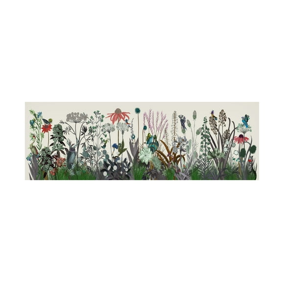 Fab Funky 'Wildflower Bloom' Canvas Art