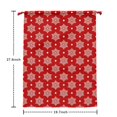 thumbnail image 2 of Christmas Sack – 28" X 20" Canvas Gift Bag with Drawstring, Full Print Polyester Santa Sack, Durable Reusable Xmas Gift Bag for Holiday, Party & Storage, 2 of 5