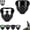 Black+transparent, variant on Detachable Full Face Goggle Mask for Grass Cutting Landscaping - Anti-Fog Grass Cutting Goggles Mask for Yard Work (Colored)
