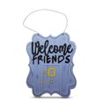 thumbnail image 1 of Signo de bienvenida Decorativo Decorativo Rústico Puerta Puerta Puerta Puerta Plaque Oficinas Oficinas Jardín Decoración Artesanía Azul sidaley HA028177-02B, 1 of 7