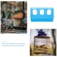 thumbnail image 2 of KAKOWELY Plastic Quail Feeder Household Bird Feeder Multi-function Bird Cup Pigeon Accessory (Random Color),9.45"X5.51"X3.54", 2 of 5