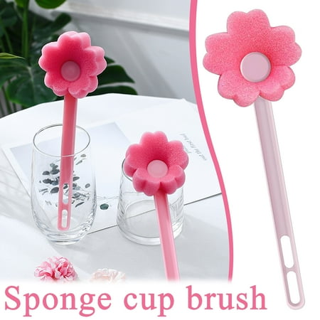 

Fjofpr Clearance Brushes 1PC Sponge Cup Brush Household Cleaning Brush Water Cup Small Brush