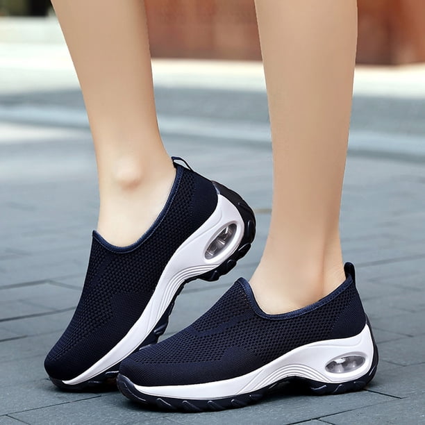 Zapatos de mujer Deportes Flying Woven Malla transpirable Hollow Out Moda Casual Running Shoes Wmkox8yii shalkjhdk3058