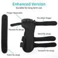 thumbnail image 3 of Resting Hand Splint with Finger Separators - Hand Brace for Finger Contractures - Night Immobilizer Support for Carpal Tunnel Wrist Pain - Thumb Stabilizer Strap For Correction & Comfort, 3 of 9