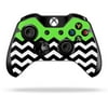 MightySkins MIXBONCO-Lime Chevron Skin Decal Wrap for Microsoft Xbox One & One S Controller Sticker - Lime Chevron
