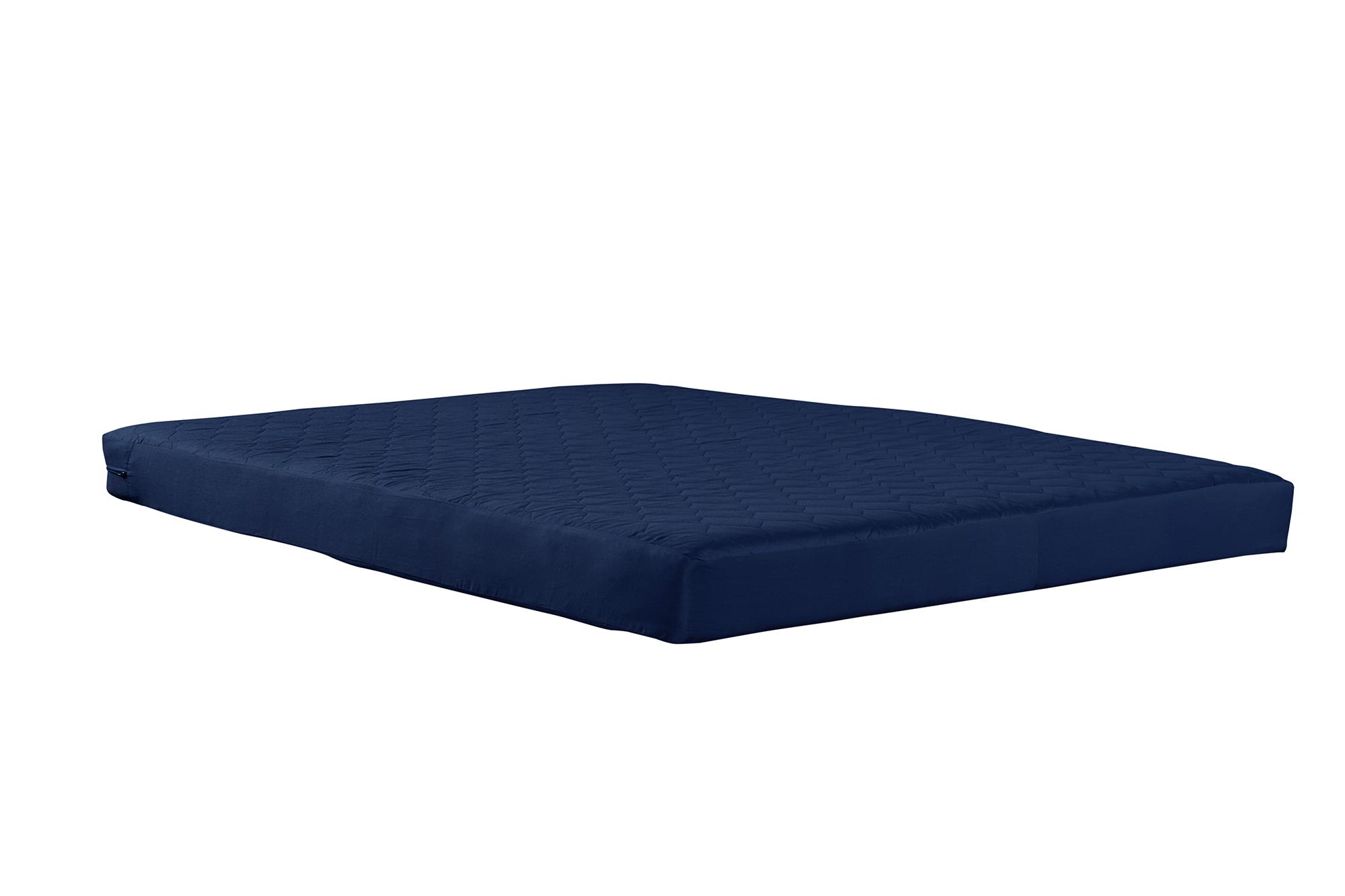 DHP Value 6 Inch Thermobonded Polyester Filled Quilted Top Bunk Bed Mattress, Full, Navy - image 4 of 12