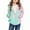Mint Green, variant on 4-12Years Toddler Kids Boys Girls Fashion Cute Gradient Print Long Sleeve Pocket Zipper Hoodies Coat Family Gifts Blue 4 Years
