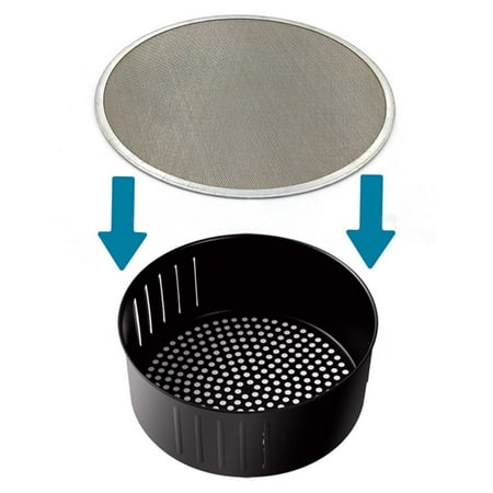 

19/21/23/25cm Stainless Steel Oil Splatter Screen Net Cover for Air Frying Pot