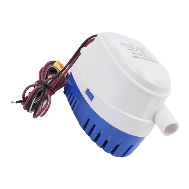 Auto Bilge Pump, Multifunctional Small Size Impact Resistance Float Switch DC Submersible Pump Easy Maintenance For Diving Pools 12V 3A 6A Fuse