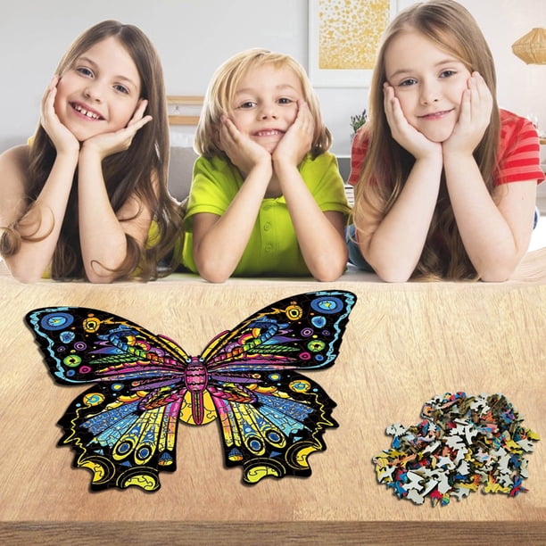 Rompecabezas de madera de forma única, liquidación de Navidad para adultos y liquidación de Navidad para niños, 5 mm, regalos para niños, regalos de invierno, regalos de Navidad gruesos