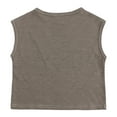 thumbnail image 3 of Toddler Boys Girls Vest T-Shirt Sleeveless Summer Crewneck Outside Wear Solid Color Vest 1-7Y, 3 of 6