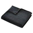 thumbnail image 3 of Mainstays Soft Plush Throw Blanket Black, 3 of 4