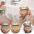 thumbnail image 3 of saidjrlf 8 Key Kalimba Exquisite Finger Thumb Piano Marimba Musical Good Accessory Christmas Gift, Portable Mini Size Finger Piano, Gift for Toddler Kid Child Valentines Adult Beginners, 3 of 7