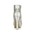 thumbnail image 2 of Unique Bargains Bottes à Talons Hauts Blocs à Plateforme à Bout Ouvert Pailletées pour Femmes Argent 7, 2 of 8