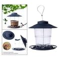 thumbnail image 3 of Outside Hanging Bird Feeder Attracting Birds Rain/ ,Easy to Clean and Fill, Bird Food Dispenser for Outdoor Porch Yard Patio Decor , Dark Blue, 3 of 9