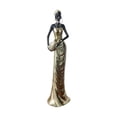 thumbnail image 4 of Estatuilla africana, escultura decorativa, estatua Tribal creativa para mujer, adorno de mesa para dormitorio, mesa central, decoración del hogar, 4 of 9