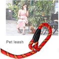 thumbnail image 4 of 140cm Extremely Durable Strong Dog Training Leash Adjustable Pet Leash for Medium to Large Dogs, Red, 4 of 5