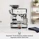 thumbnail image 3 of Breville the Barista Touch Impress Cafetera espresso con molinillo y espumador de leche, cafetera espresso con apisonamiento asistido, máquina de capuchino y café con leche para el hogar, BES881BSS, a, 3 of 5