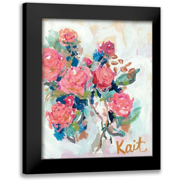 Roberts, Kait 12x14 Black Modern Framed Museum Art Print Titled - All Flowers Need Time