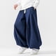 thumbnail image 5 of Pantalones largos, pantalones casuales para hombre, pantalones holgados y de pierna ancha, pantalones vaqueros, pantalones casuales, pantalones de pierna recta para hombre, 5 of 9