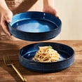 thumbnail image 6 of Famiware Star 8.1" Pasta Bowls, Large Dinner Bowls Set of 4, Nebulas Blue, 6 of 7