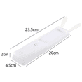 thumbnail image 2 of Bolsa de almacenamiento de Control remoto de aire acondicionado de TV transparente, funda protectora de silicona, funda impermeable para el polvo, bolsa Simple de piel Ormromra CPB-DE-WX139-4, 2 of 5