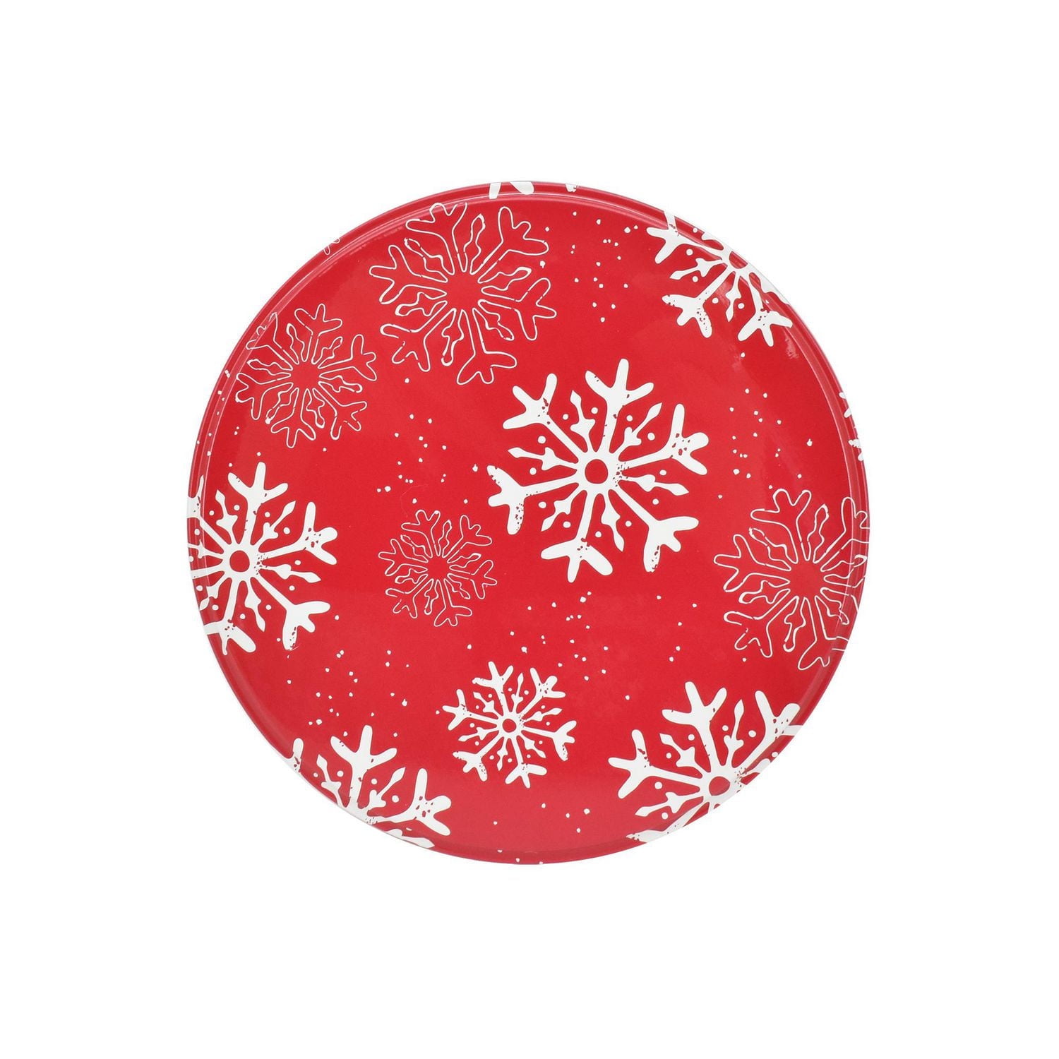 HOLIDAY TIME ROUND TIN SMALL