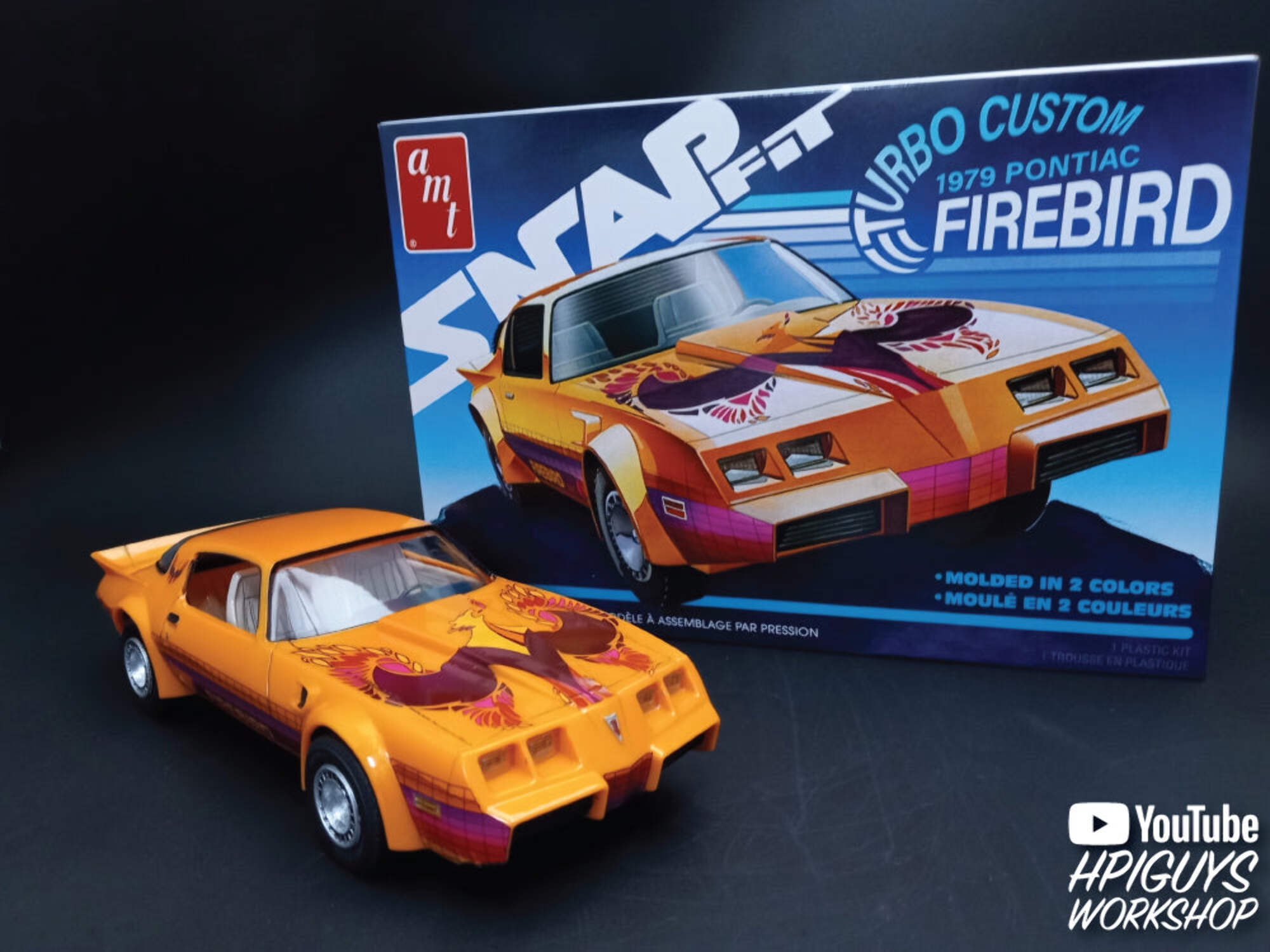 AMT Model Kit Skill 2 1979 Pontiac Firebird "Turbo Custom" (Snap)