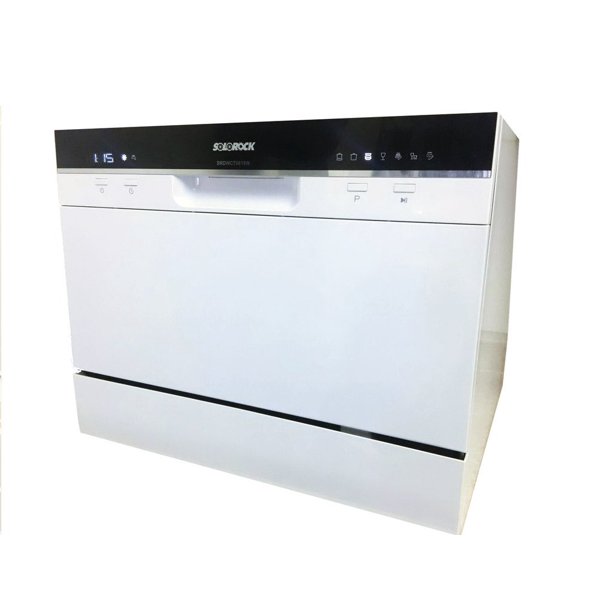 SoloRock 6 Settings Countertop Dishwasher White Walmart.ca