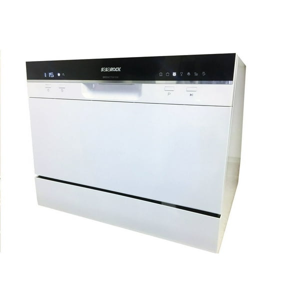 SoloRock 6 Settings Countertop Dishwasher - White