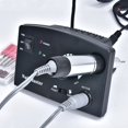 thumbnail image 1 of Taladro de uñas profesional 35.000 RPM para manicura y pedicura negro - Pulidor de uñas para uñas postizas acrílicas semipermanentes - 6 puntas para quitar, 1 of 3