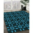 thumbnail image 2 of Ahgly Company Indoor Round Patterned Night Black Area Rugs, 6' Round, 2 of 6