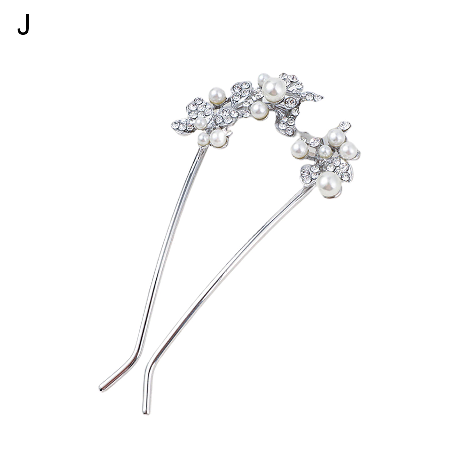 ShineKing Pearls Hair Pin Sticks Handmand Retro Fishtail Hair Fork with Pearls Tassel for Women Girls Long Hair, Size: One Size