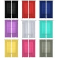 thumbnail image 2 of 2 Pack Fully Stitched Sheer Window Curtain Panel Drapes 63" 84" 95" 108" 120"L, 2 of 2