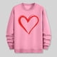 thumbnail image 4 of Ceisia Men's Regular-Fit Crew-Neck Double-Heart Hand-Drawn Printed Casual Sweatshirt Gift, 4 of 6