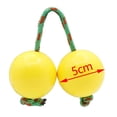 thumbnail image 4 of hengtong Fingertip Ball Drum Ball Kashaka Instrument Yellow Rattle Pink Cloth, 4 of 9
