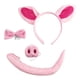 thumbnail image 2 of Accesorios para disfraces de cerdo Salvador Diadema Orejas Nariz Pajarita Cola Set Cosplay Carnaval Fiesta Niñas, 2 of 8