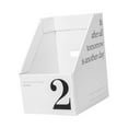 thumbnail image 4 of Vobor Vertical File Folder Bin Paper Number Marking Slim Desk Storage Organizer for Books Notebooks Magazines Envelopes 2, 4 of 9