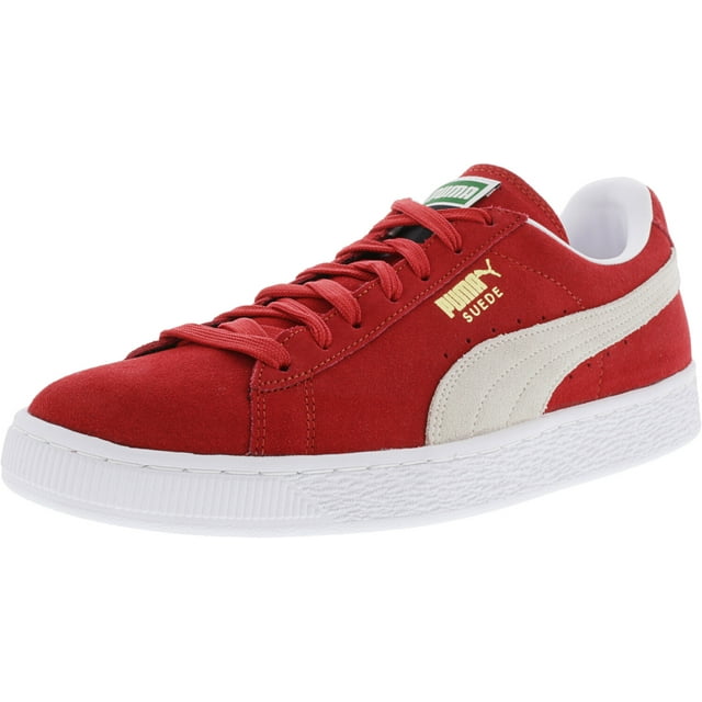 Puma pour Hommes Suede Classic + Espadrille à la Cheville Rouge / Blanc à Haut Risque - 9.5M