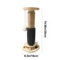 thumbnail image 3 of Sisal Cat Scratching Stand with Toy Ball for Cage 38cm Claw Care Rest Post, 3 of 7
