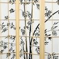 thumbnail image 3 of Oriental Furniture 6 Ft Tall Lucky Bamboo Room Divider, natural, 4 panel, 3 of 3