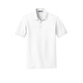 thumbnail image 5 of Port Authority Tall Core Classic Pique Polo-4XLT (White), 5 of 6