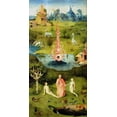 thumbnail image 2 of Bosch, Hieronymus 11x18 Black Ornate Wood Framed with Double Matting Museum Art Print Titled - The Garden of Earthly Delights I, 2 of 4